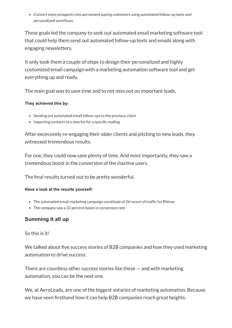 5 B2B Marketing Automation Case Study - External