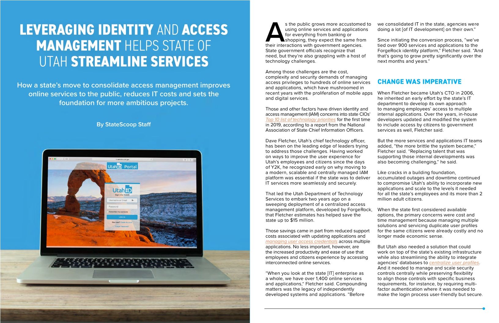 Leveraging IAM Helps Utah Streamline Services