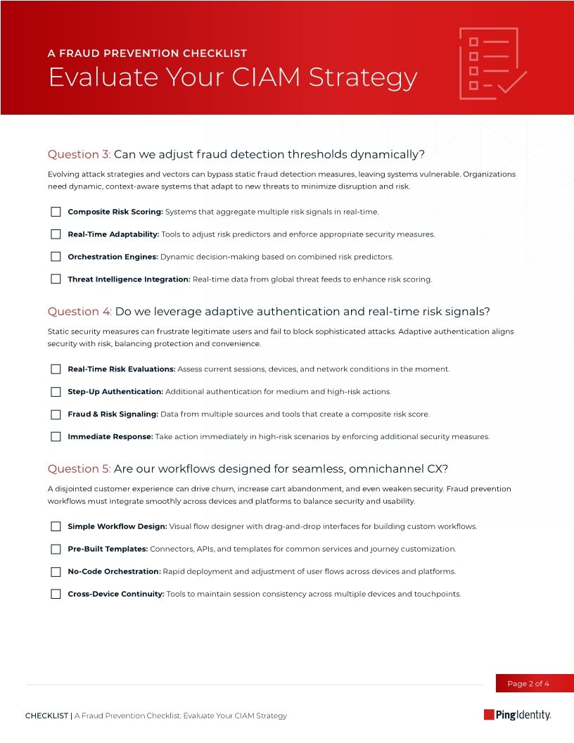 A Fraud Prevention Checklist: Evaluate Your CIAM Strategy