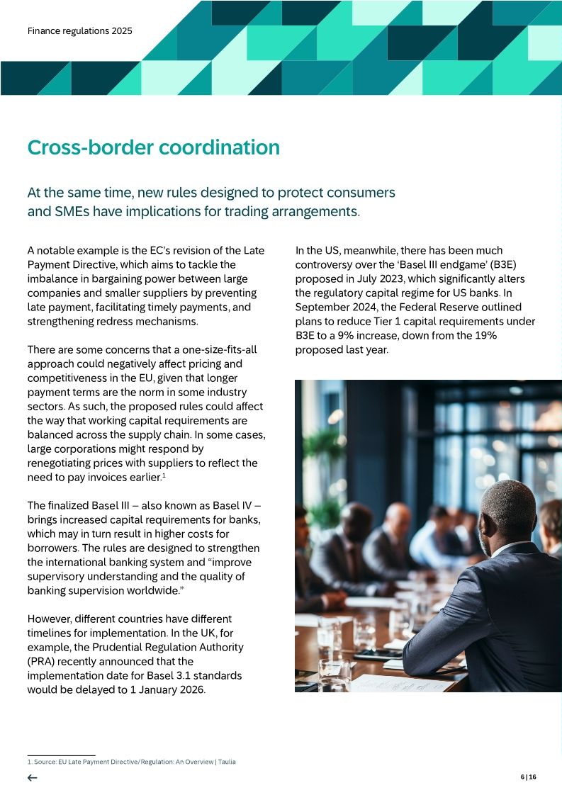 Direction of travel: Mapping the global regulatory landscape in 2025 and beyond