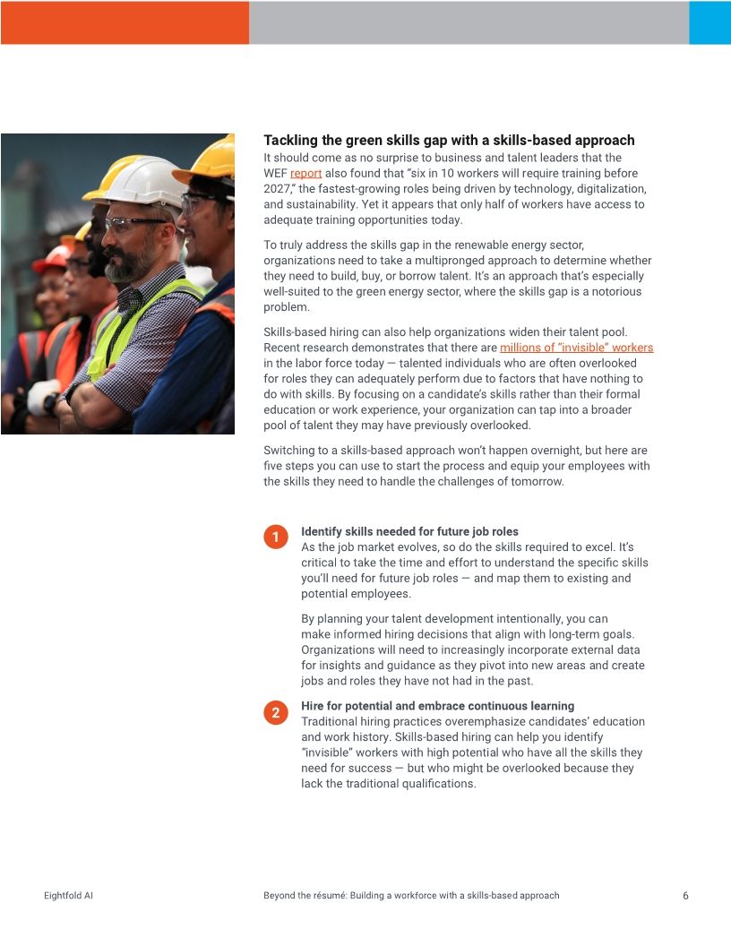 Beyond the résumé: Building a workforce with a skills-based approach