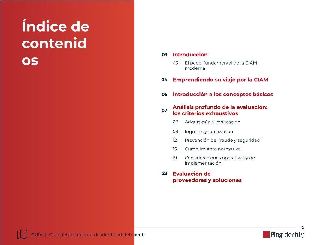 Gu&iacute;a del comprador de identidad del cliente