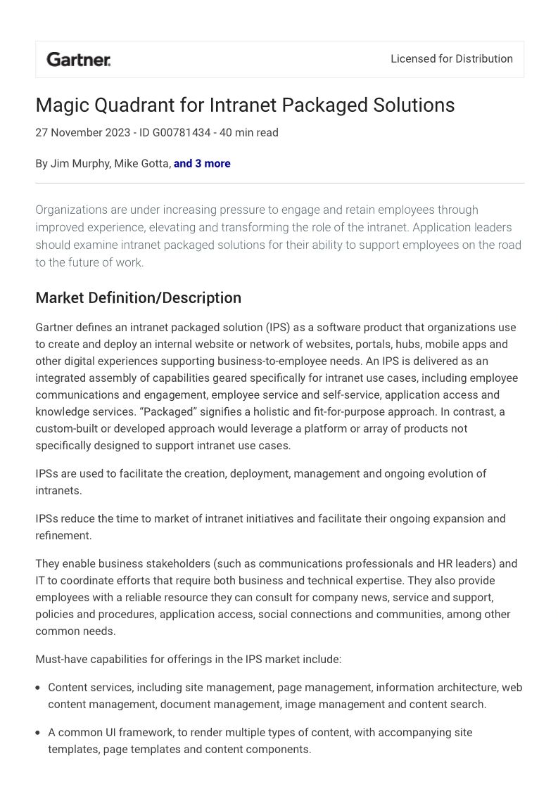 Use Gartner&rsquo;s DEX Blueprint to Mature Your Digital Workplace Strategy - Demo