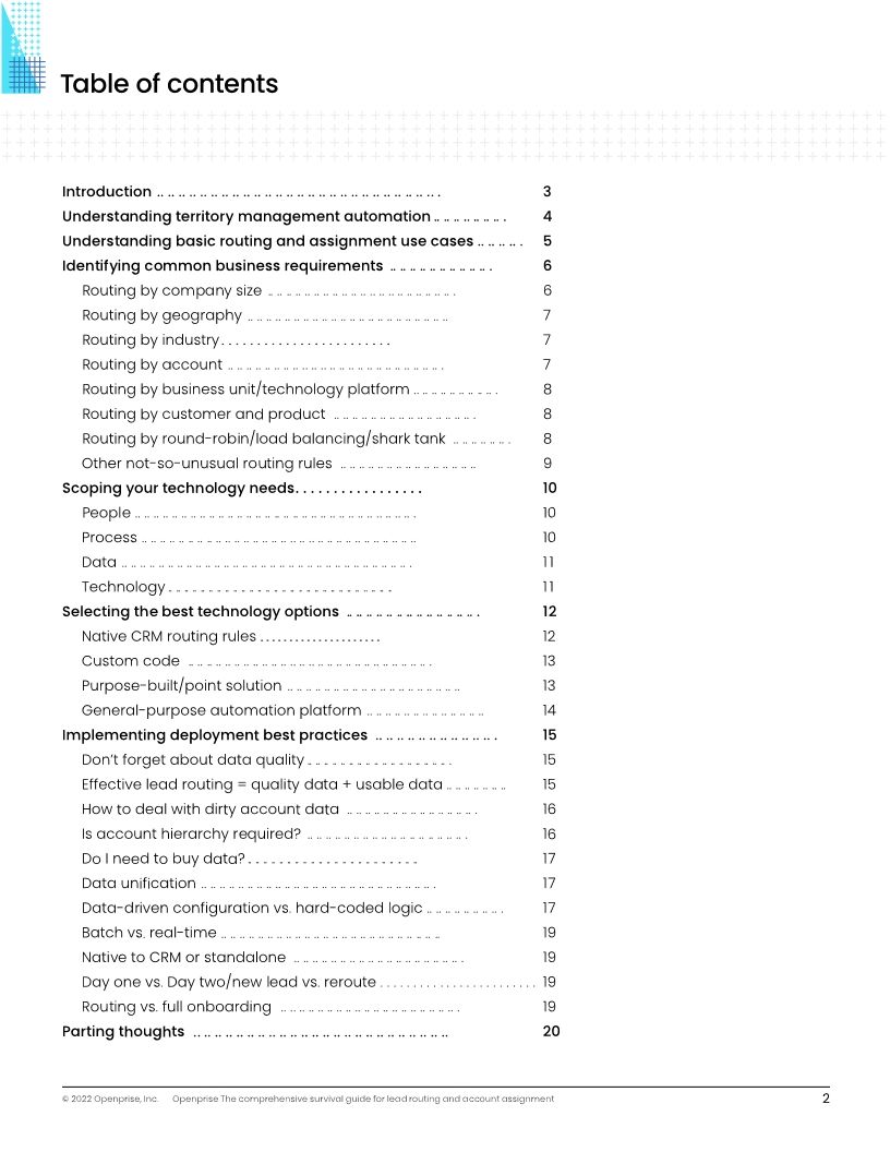 The comprehensive survival guide for lead routing and account assignment
