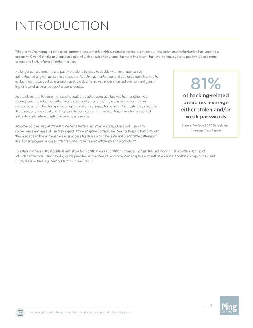 Enable Seamless, Secure Access With Adaptive Authentication and Authorization