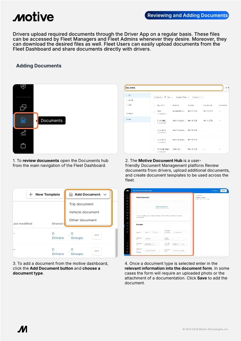 Reviewing and Adding Documents QRG