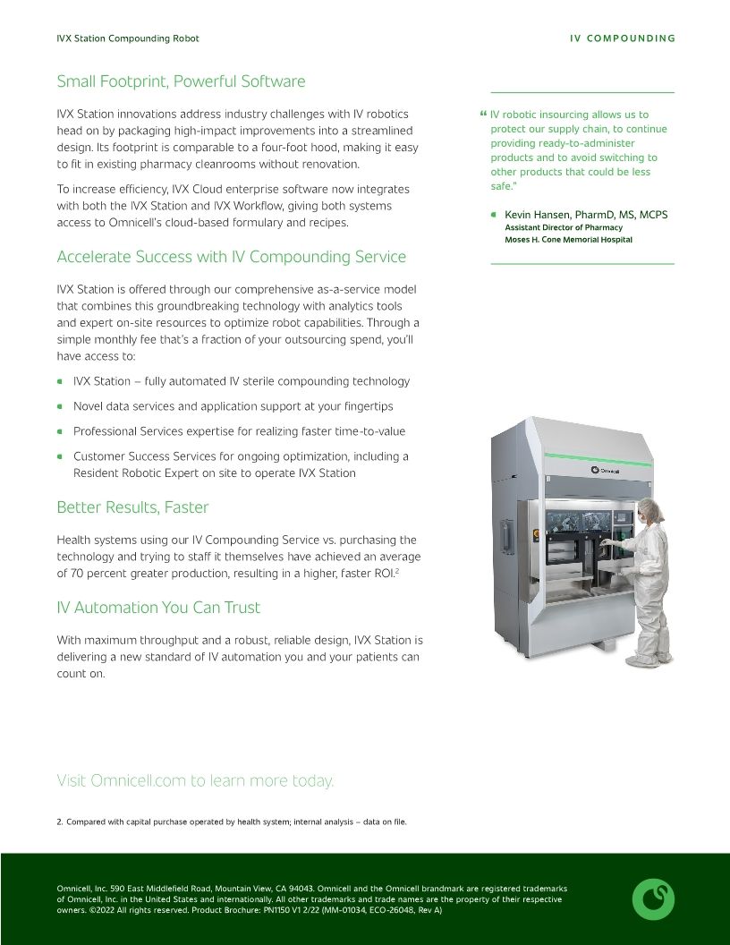 A New Era in IV Robotics Starts Now