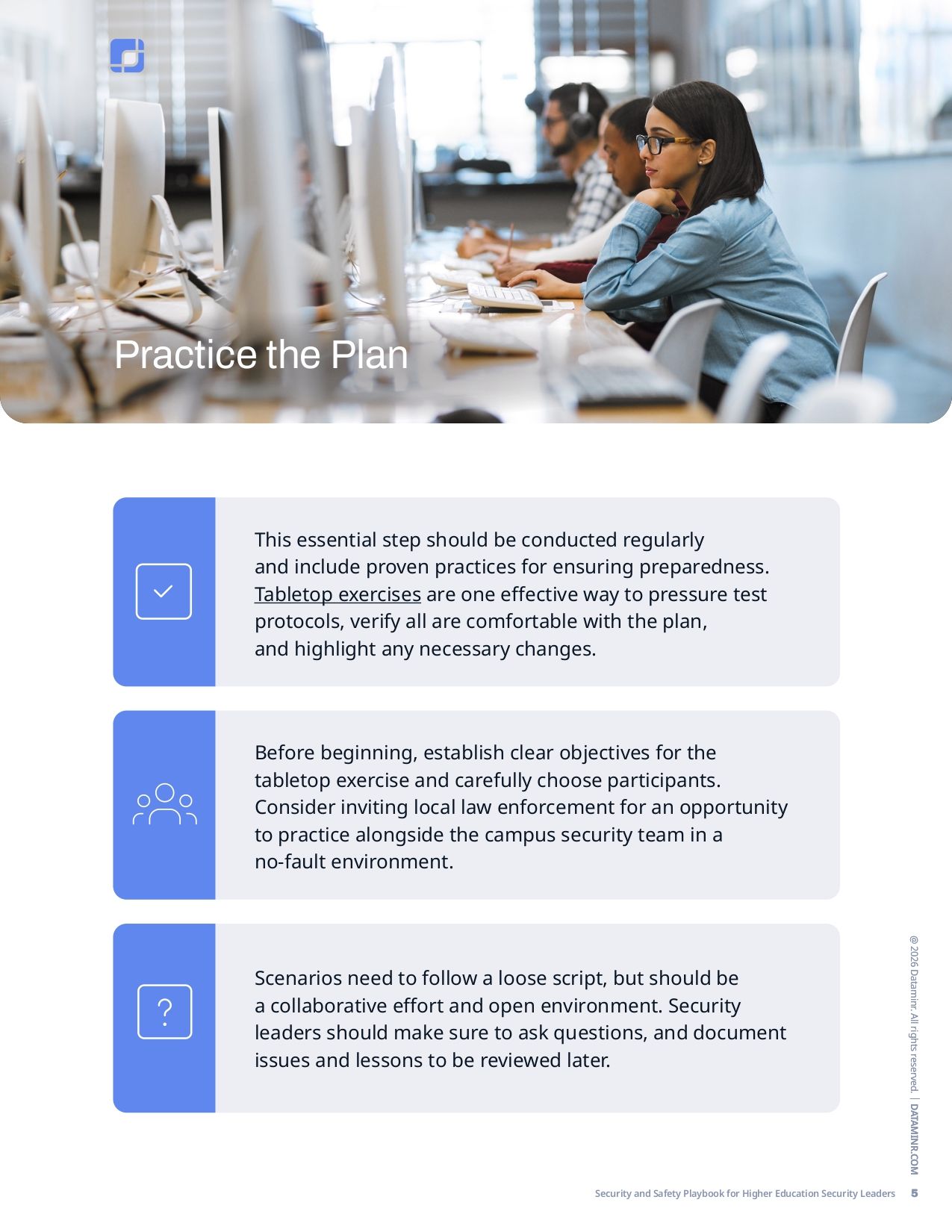 Security and Safety Playbook for Higher Education Security Leaders