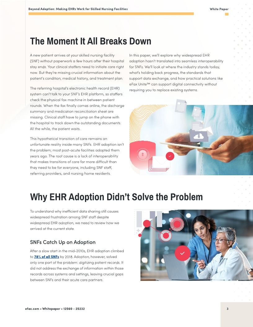Beyond Adoption: Making EHRs Work for Skilled Nursing Facilities