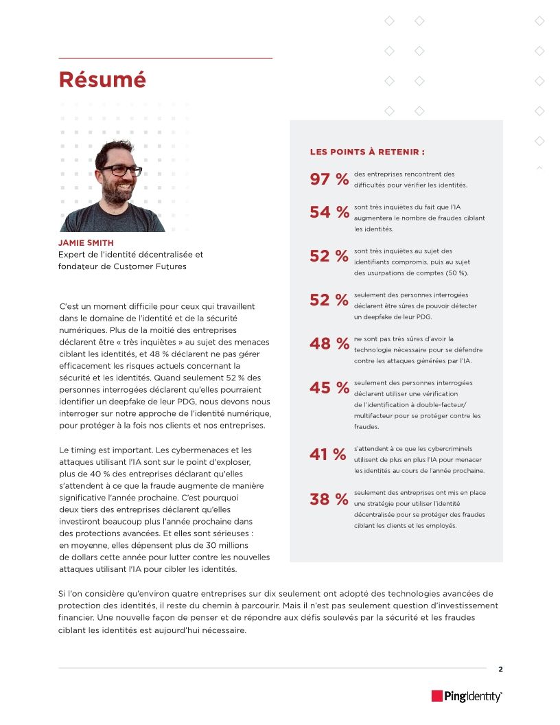 Combattre la prochaine grande menace numérique : l'IA et la protection contre la fraude à l'identité sont au premier plan