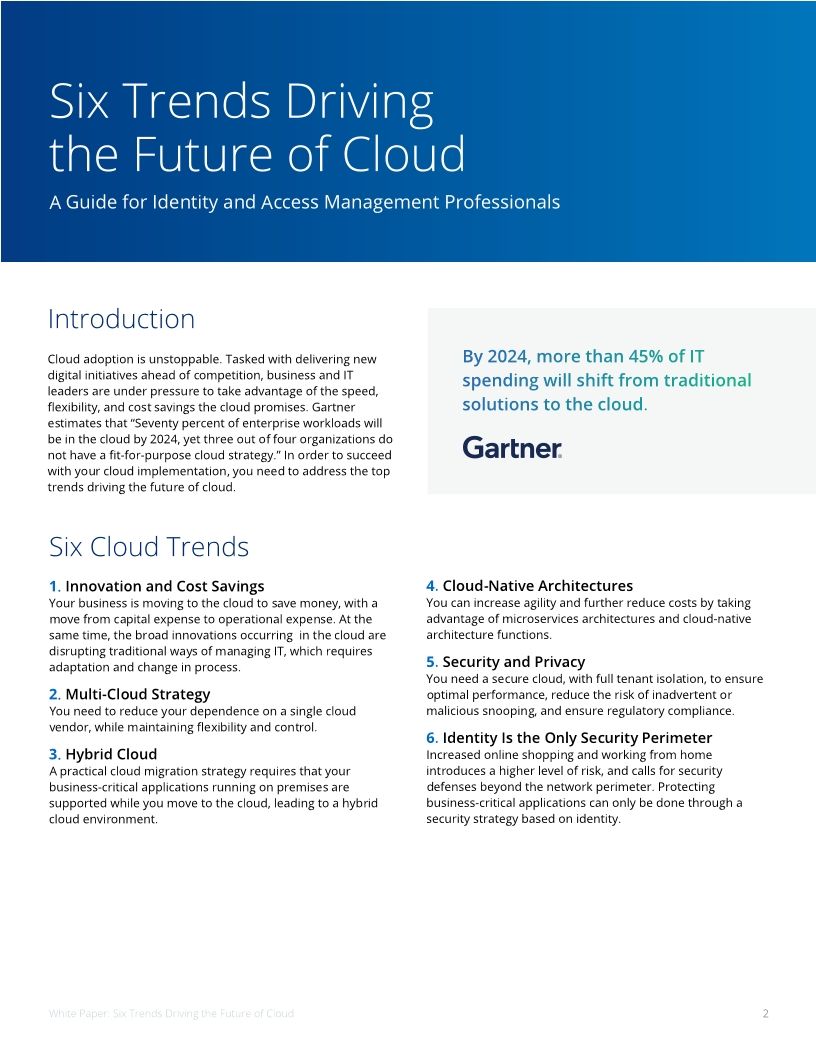 Six Trends Driving the Future of Cloud