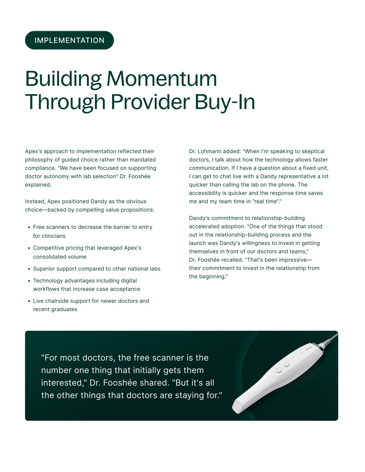 How Apex Dental Partners Transformed Lab Consolidation Into Revenue Growth