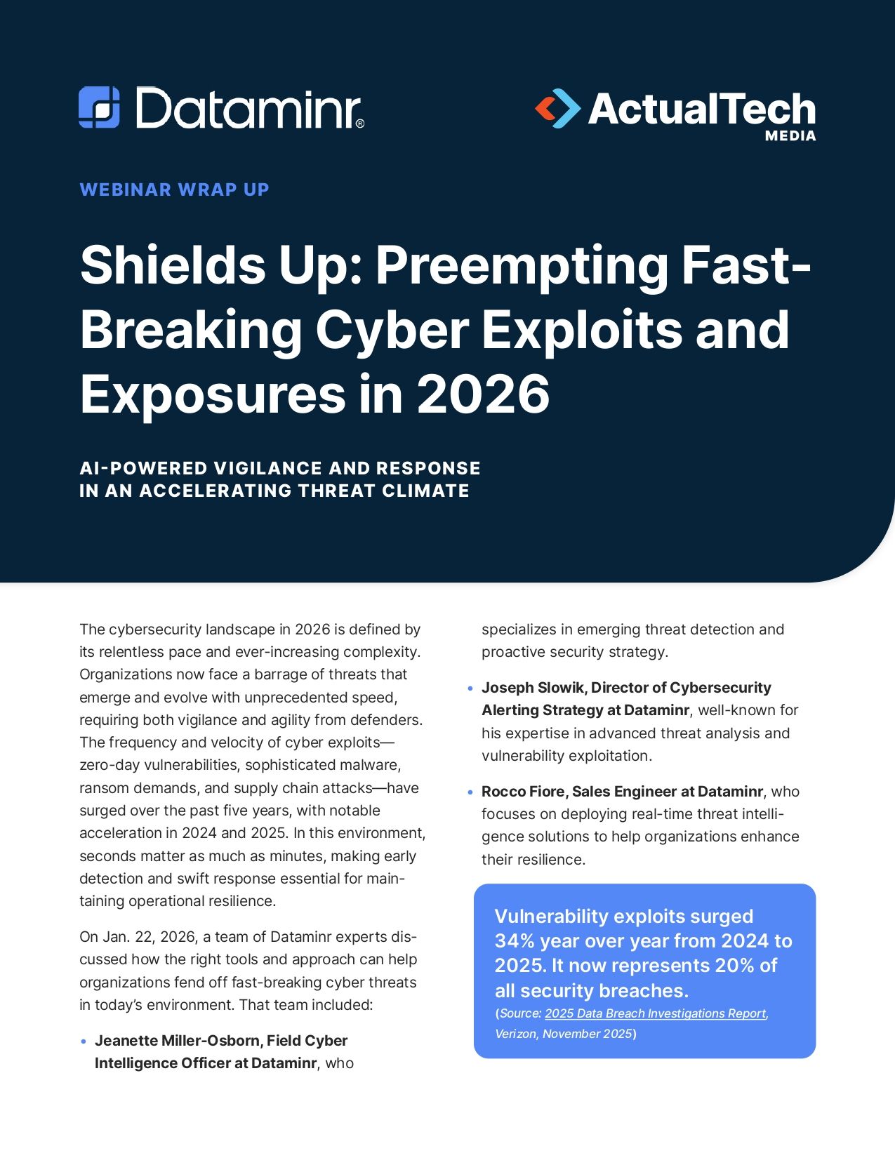 Shields Up: Preempting Fast-Breaking Cyber Exploits and Exposures in 2026 | Webinar Wrap Up