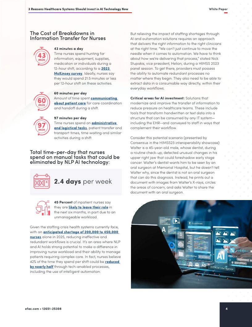 3 Reasons Healthcare Systems Should Invest in AI Technology Now