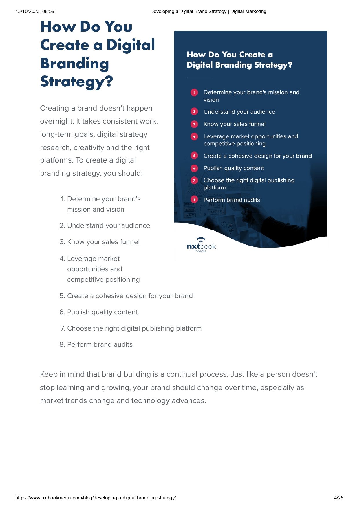 Anonymous-Developing and Sustaining a Digital Branding Strategy-Title