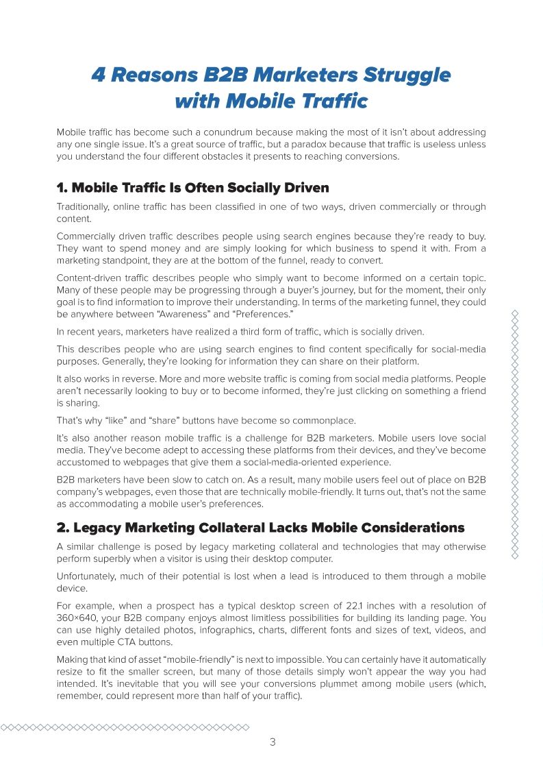 How To Solve For Mobile Conversions In B2B