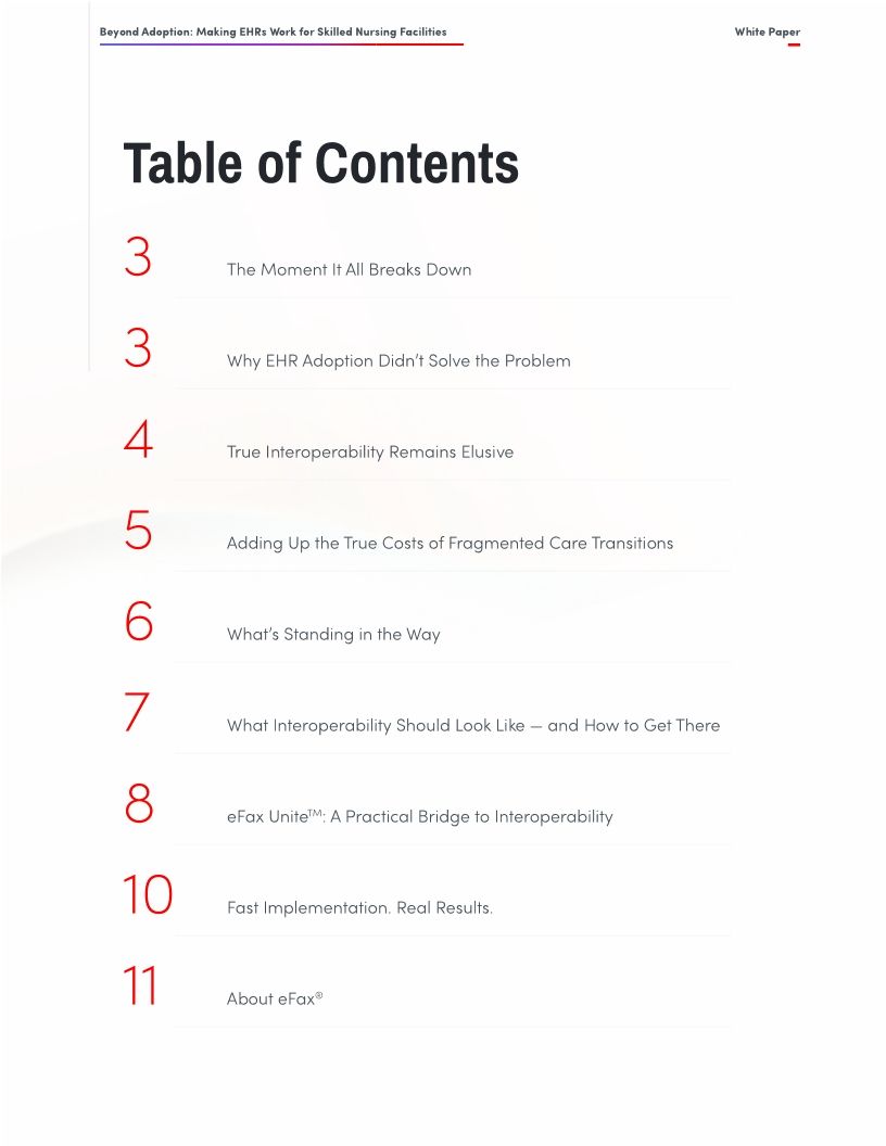 Beyond Adoption: Making EHRs Work for Skilled Nursing Facilities