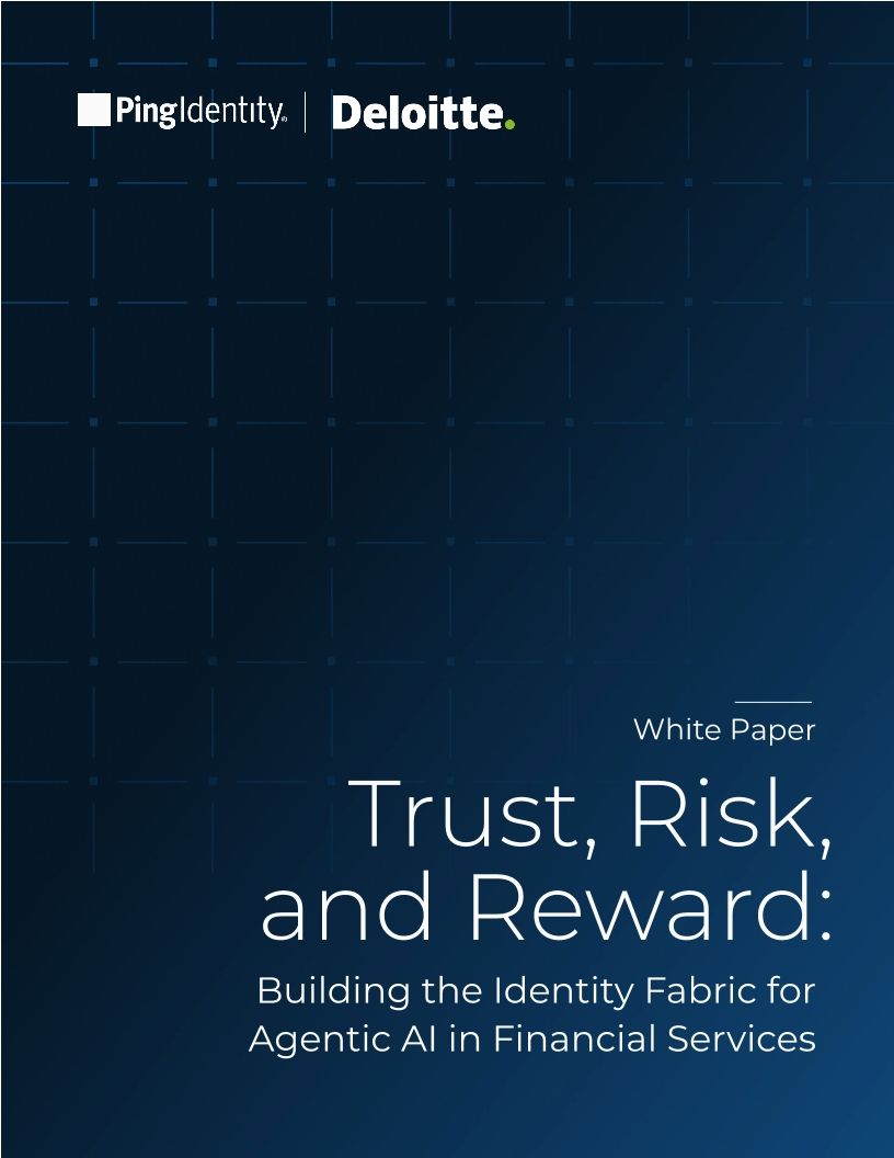 Trust, Risk, and Reward: Building the Identity Fabric for Agentic AI in Financial Services