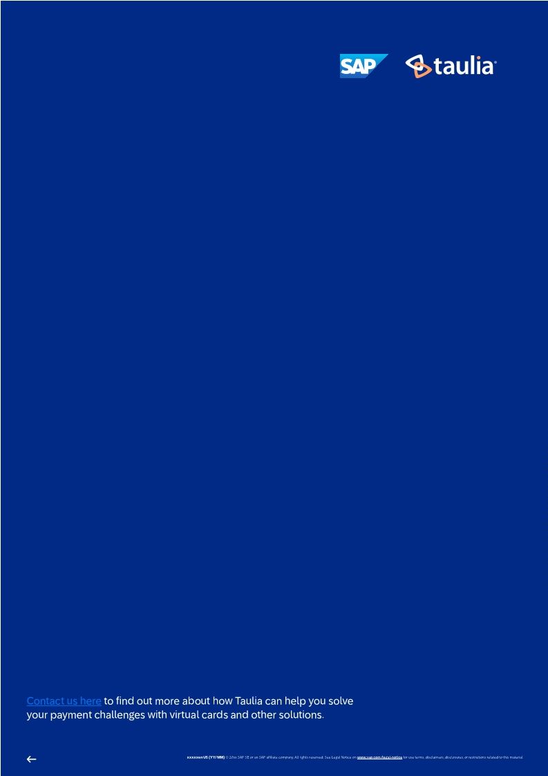 Uncover suppliers’ perspectives on payments: Learn how SAP Taulia Virtual Cards can revolutionize B2B payments