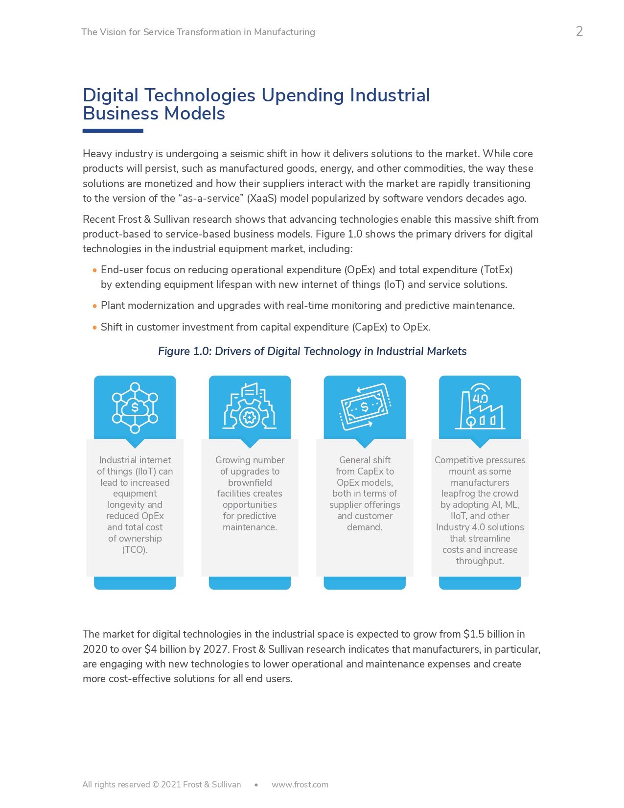 The Vision for Service Transformation in Manufacturing-R