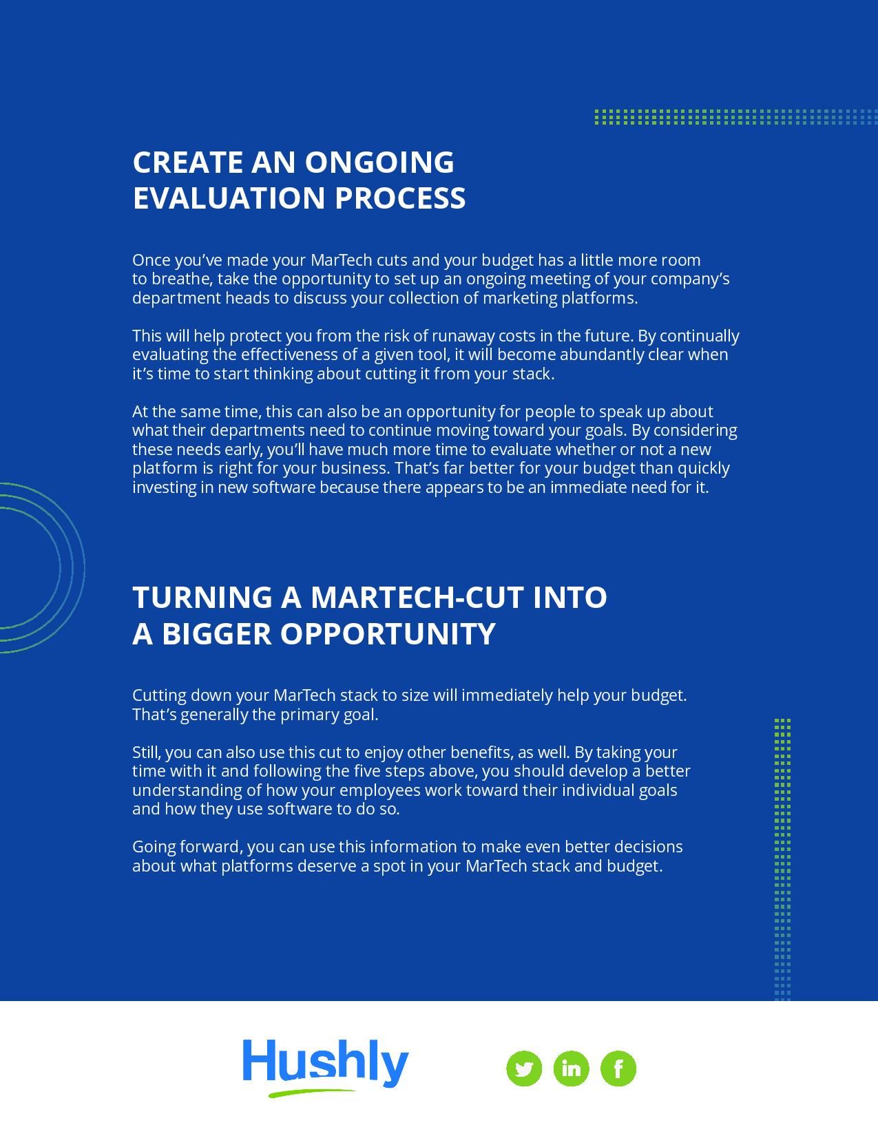 How to Make Strategic Cuts to a Bloated MarTech Stack