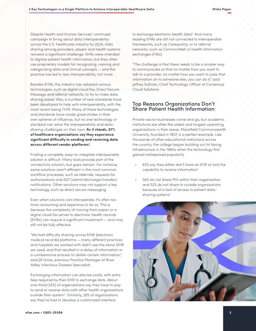 3 Key Technologies in a Single Platform to Achieve Interoperable Healthcare Data