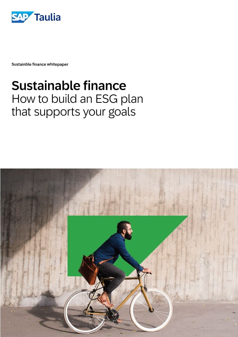 Sustainable finance: how to build an ESG plan that supports your goals