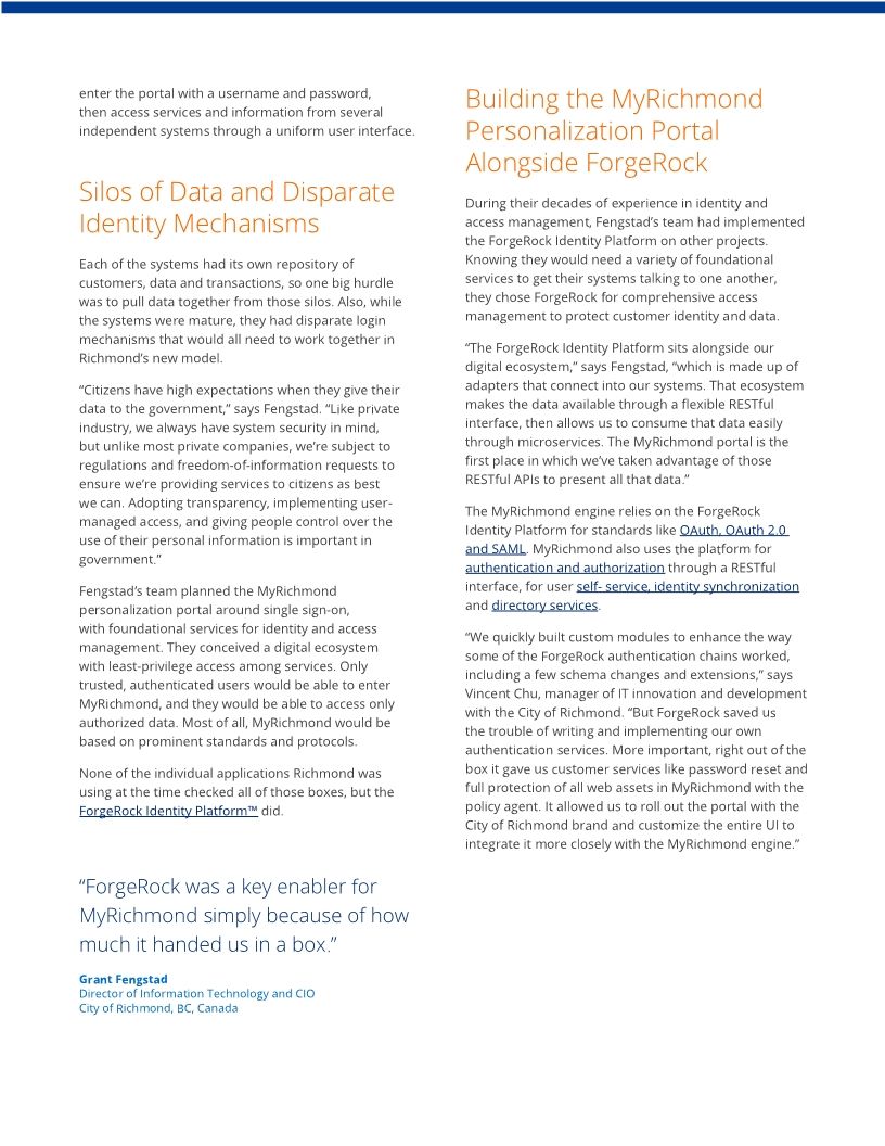 City of Richmond Customer Success Story