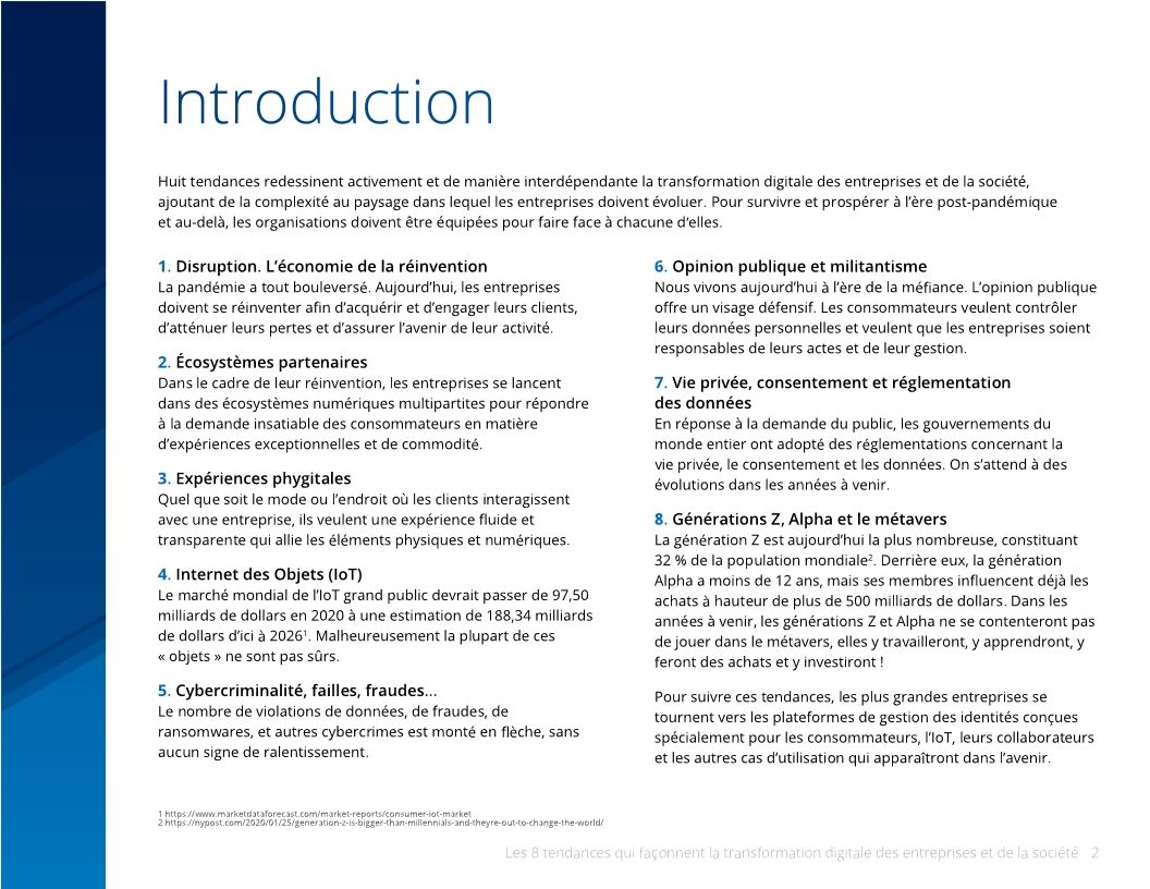 Les 8 tendances qui façonnent la transformation digitale des entreprises et de la société