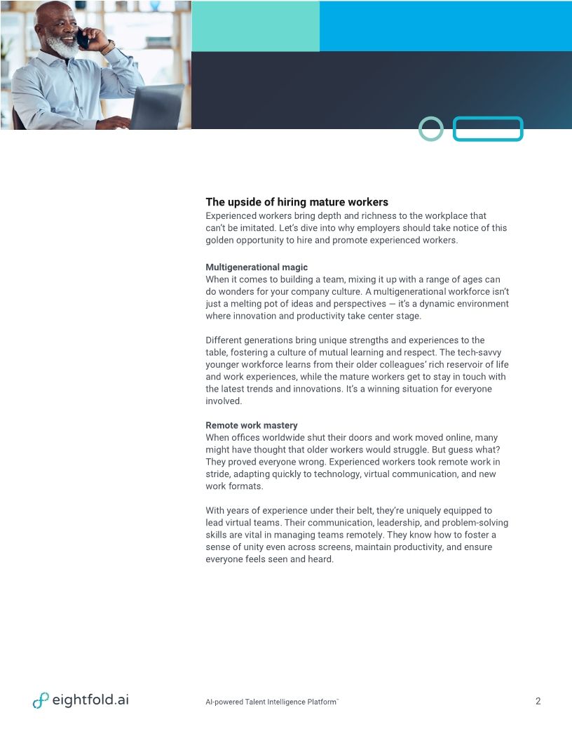 How experienced workers can strengthen your talent pool in a shrinking labor market