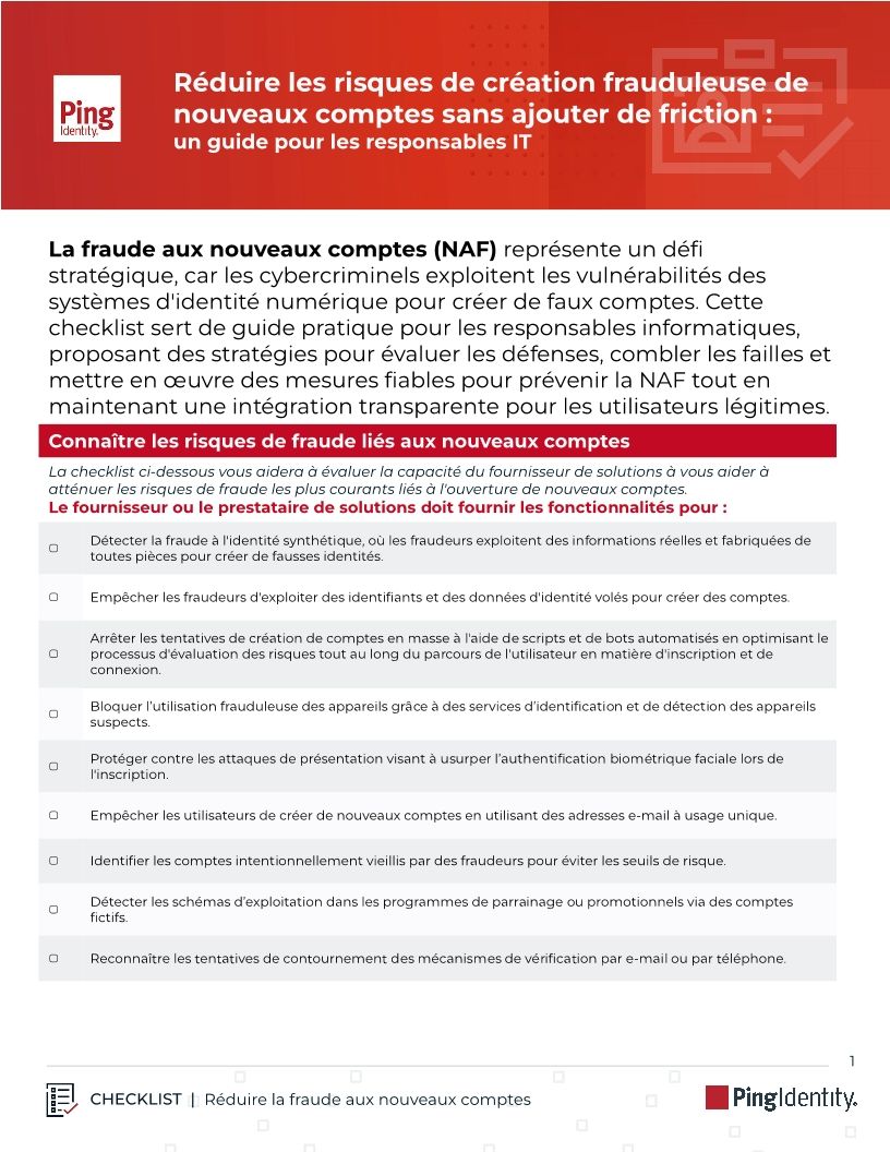 Réduire les risques de création frauduleuse de nouveaux comptes sans ajouter de friction : un guide pour les responsables IT