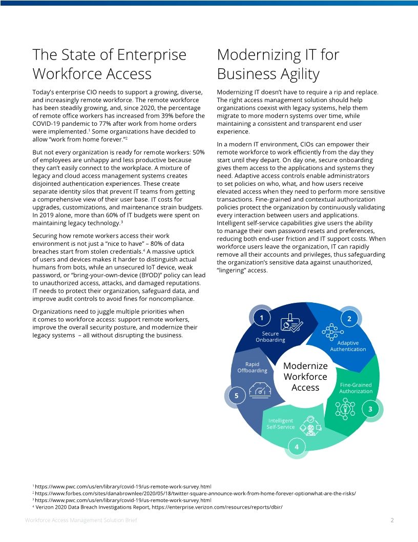 Modernize IT to Empower and Secure an Agile Workforce
