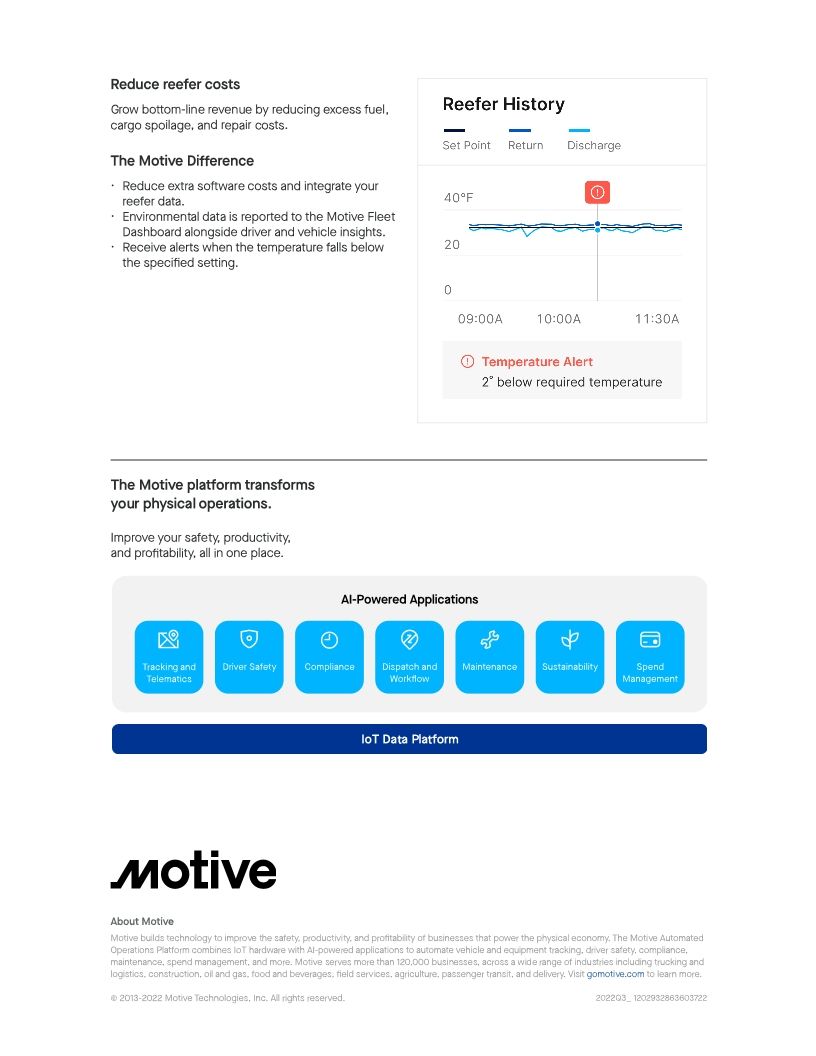Reefer Monitoring Brief