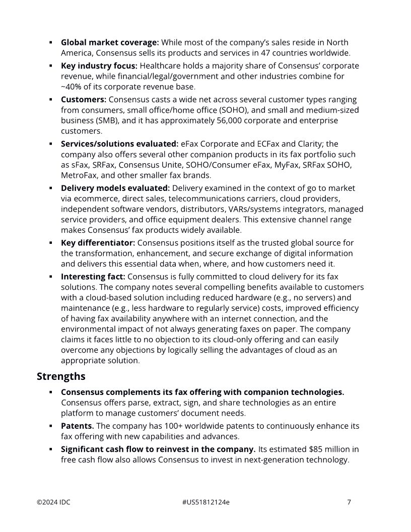 IDC MarketScape 2024 - Digital Fax Report