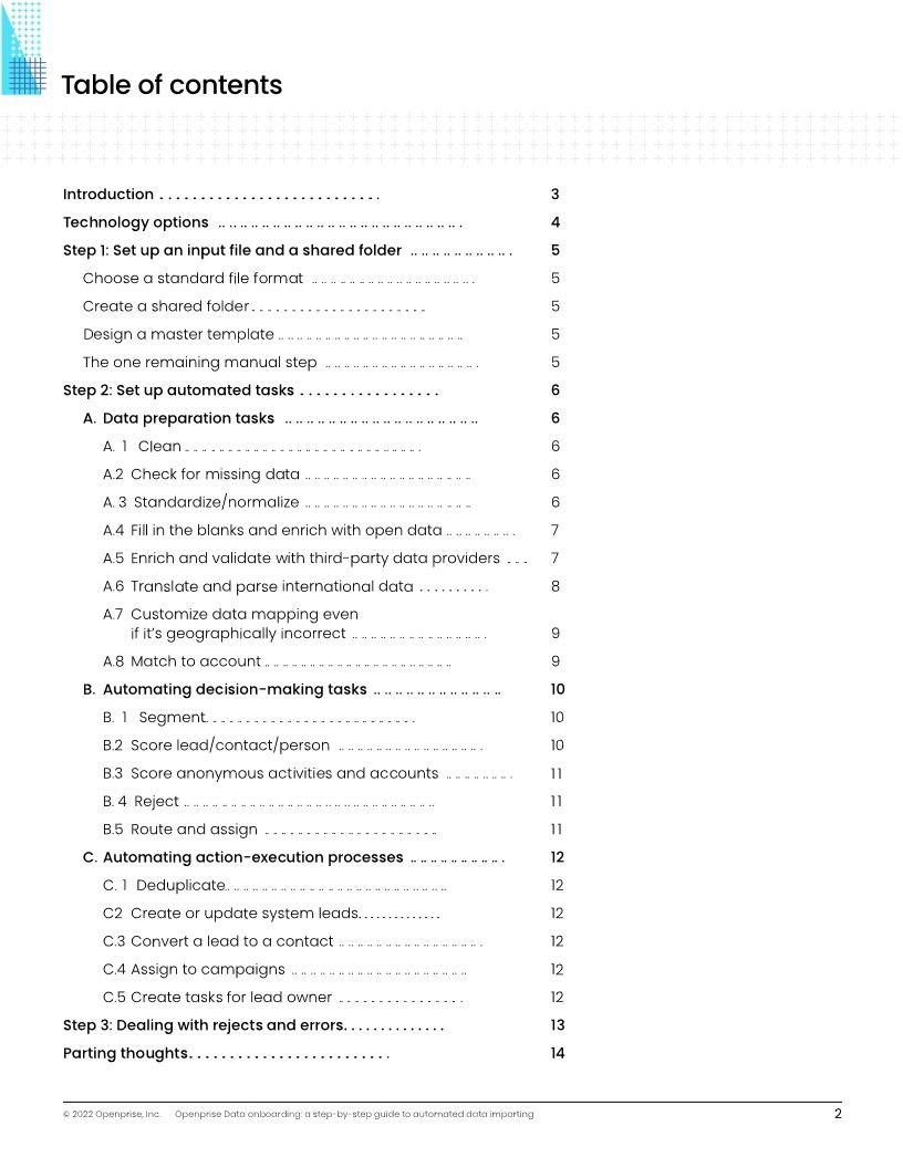 Data onboarding: a step-by-step guide to automated data importing in sales and marketing automation solutions