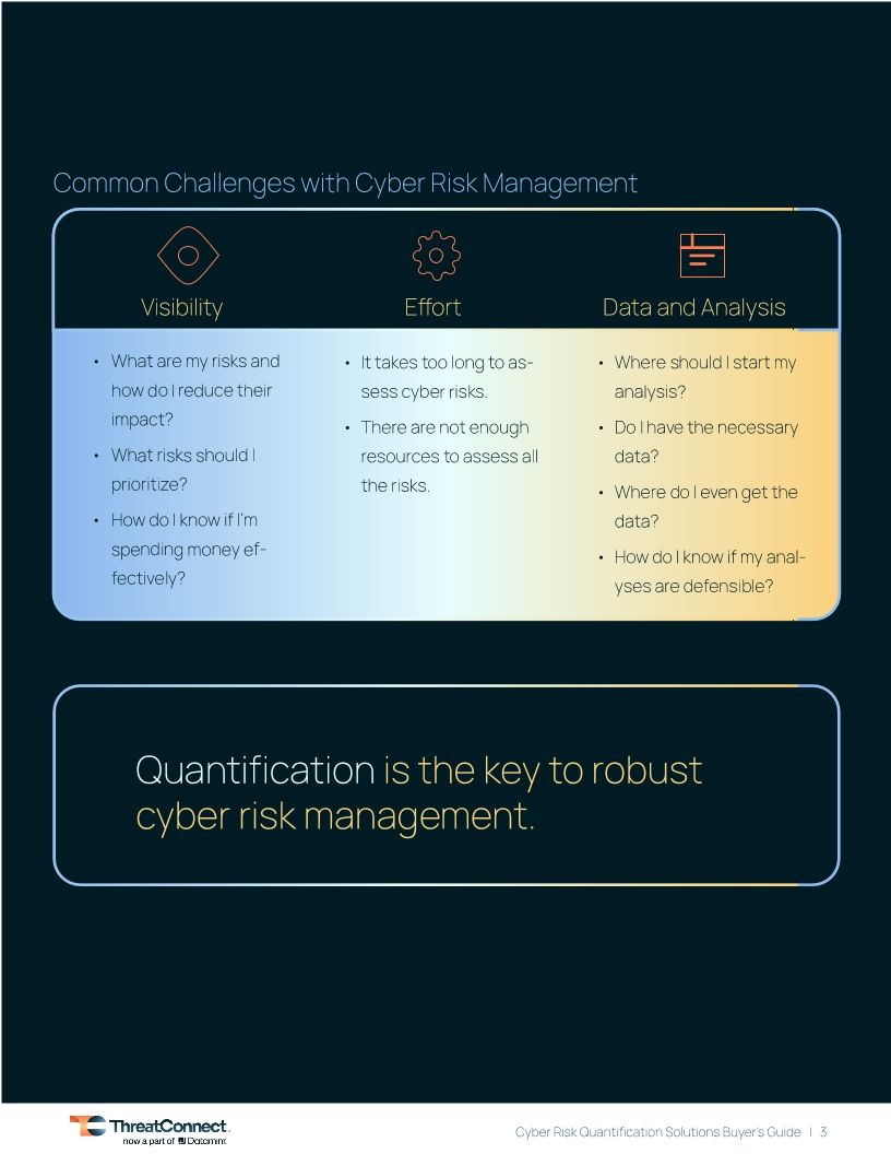 Buyer's Guide for Cyber Risk Quantification Solutions