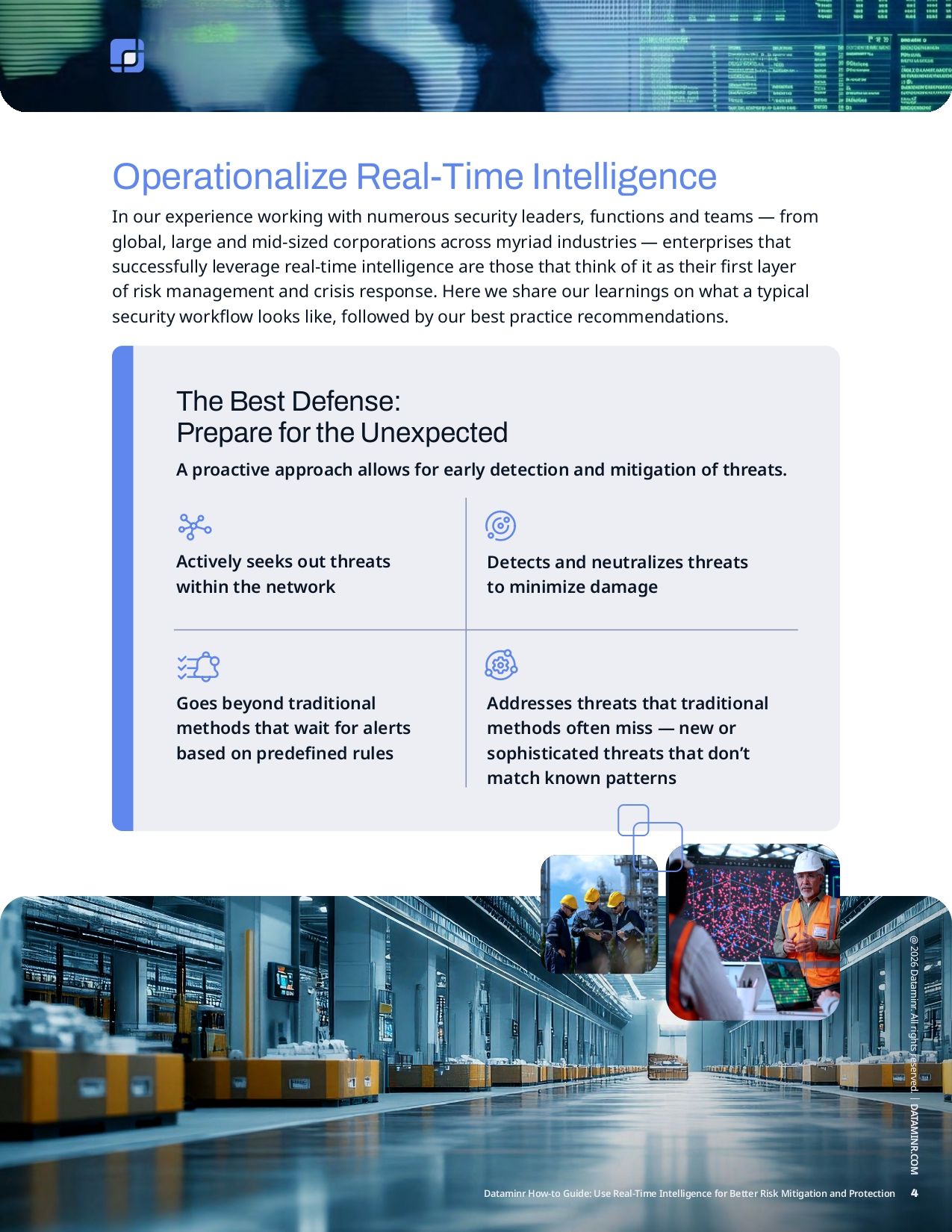 Use Real-Time Intelligence for Better Risk Mitigation and Protection