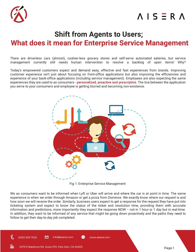 AI-Driven ESM Removes Agent Intervention