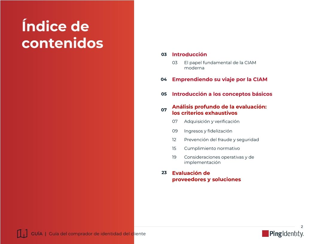 Gu&iacute;a del comprador de identidad del cliente