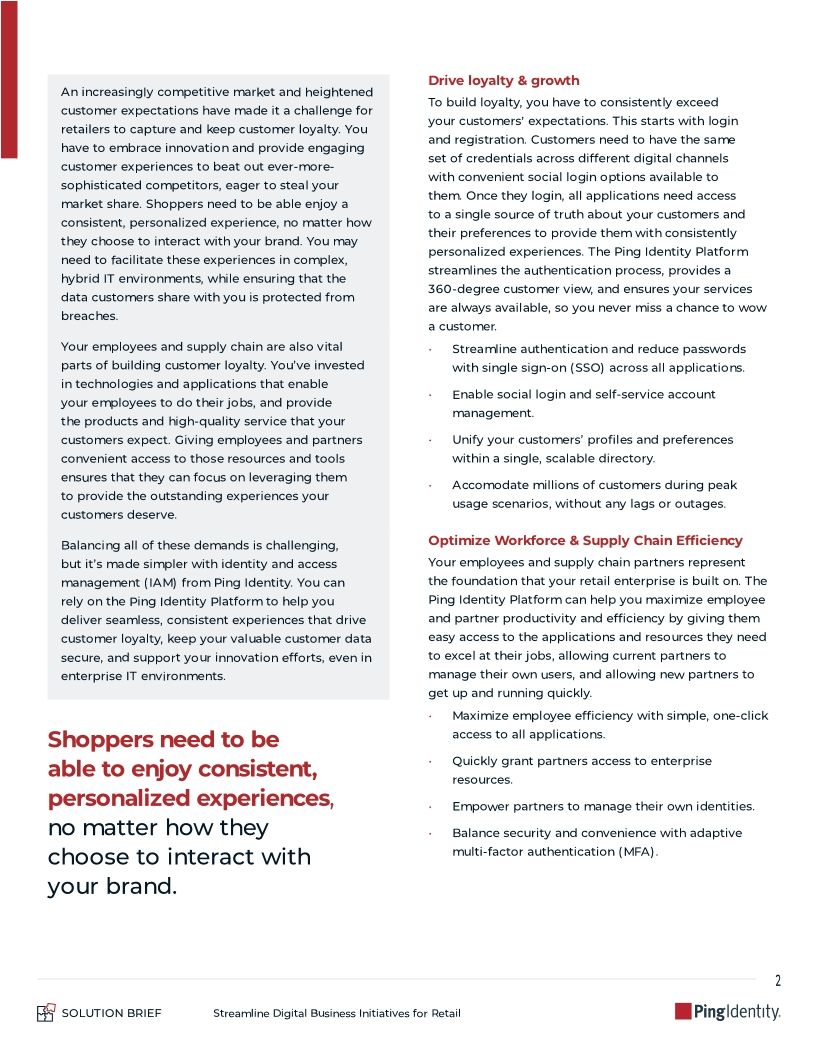 Streamline Digital Business Initiatives for Retail