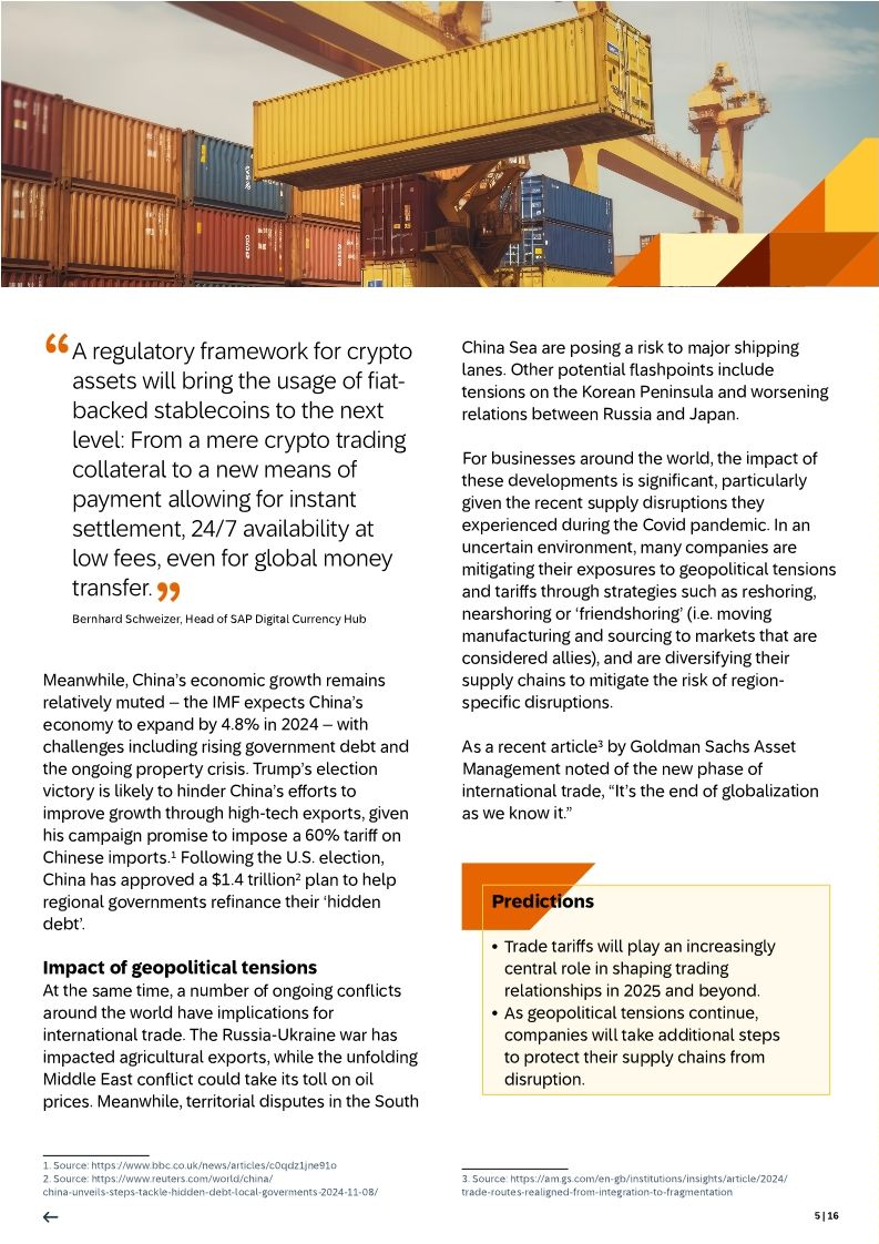 Direction of travel: Mapping the global regulatory landscape in 2025 and beyond