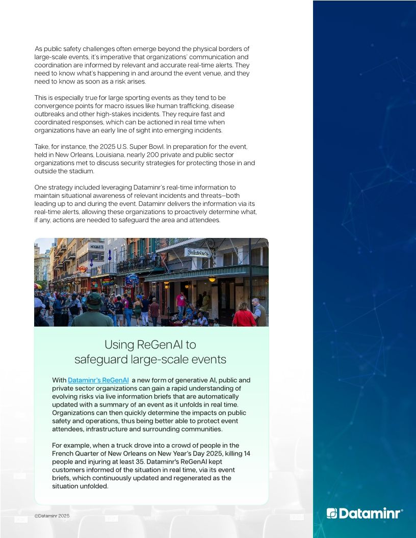 Best Practices for Public Safety at Large-Scale Events