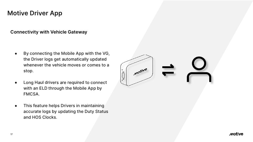 Motive Driver App - Cx Onboarding
