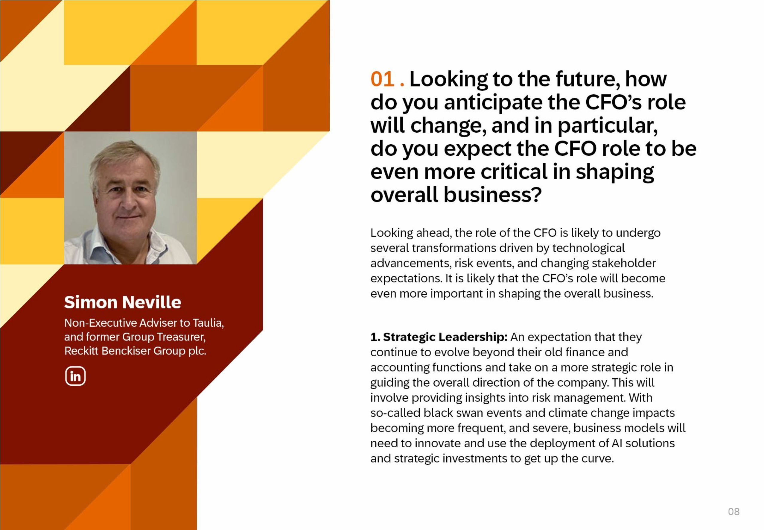 CFOs beyond figures: Steering business into the future