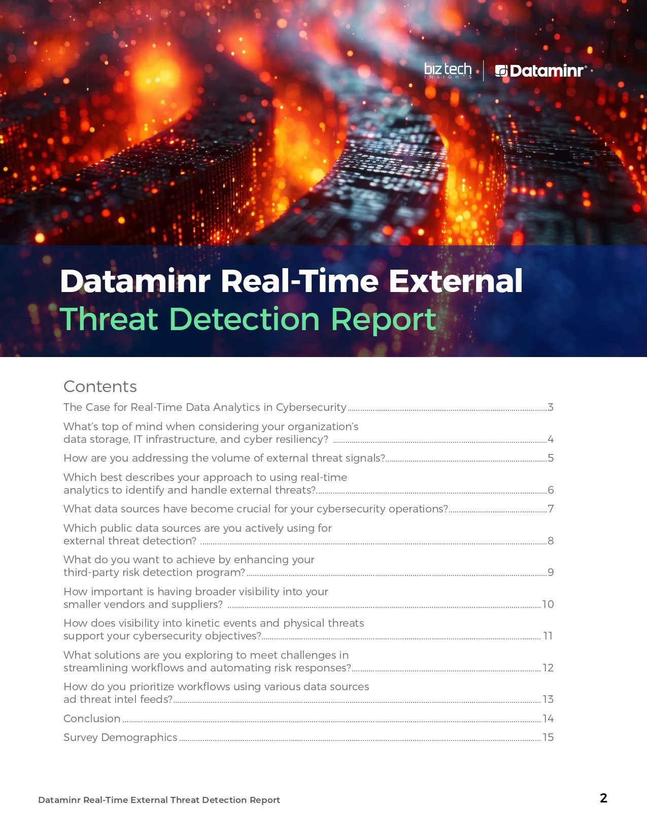 Dataminr Report: Real-Time External Threat Detection