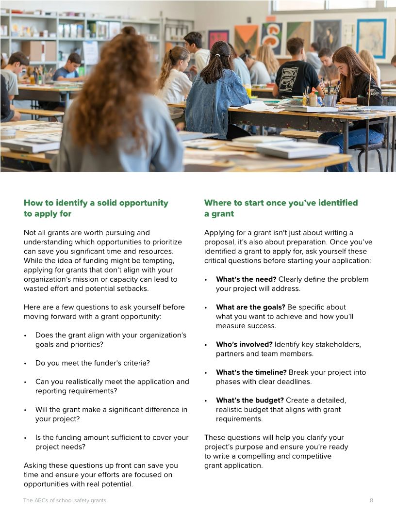 2025 Education Grant Guide