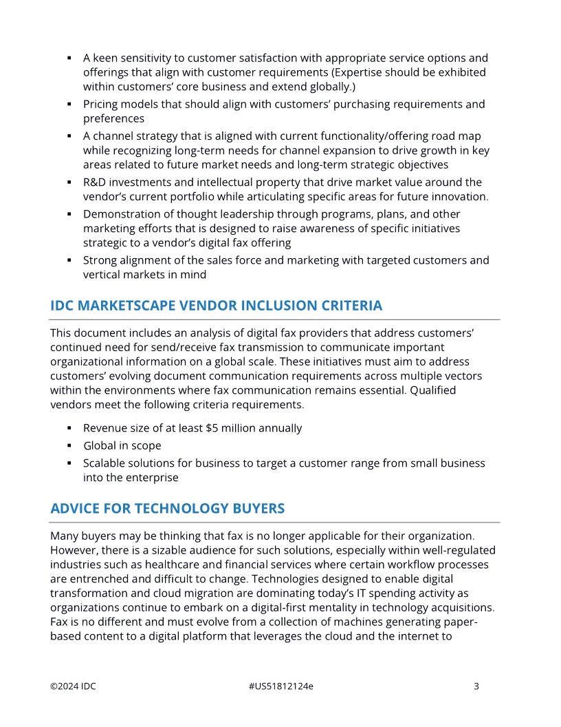 IDC MarketScape 2024 - Digital Fax Report