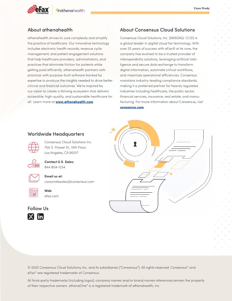 eFax® Integration with athenaOne® at Community Health Centers of the Central Coast (CHC)