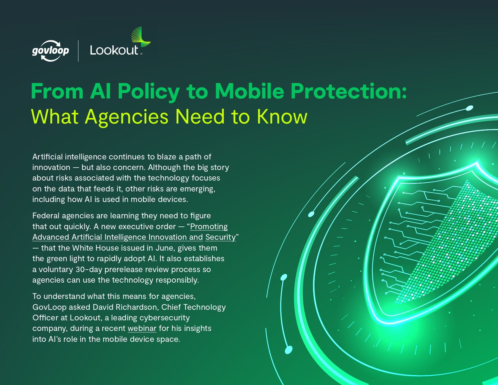 From AI Policy to Mobile Protection: What Agencies Need to Know