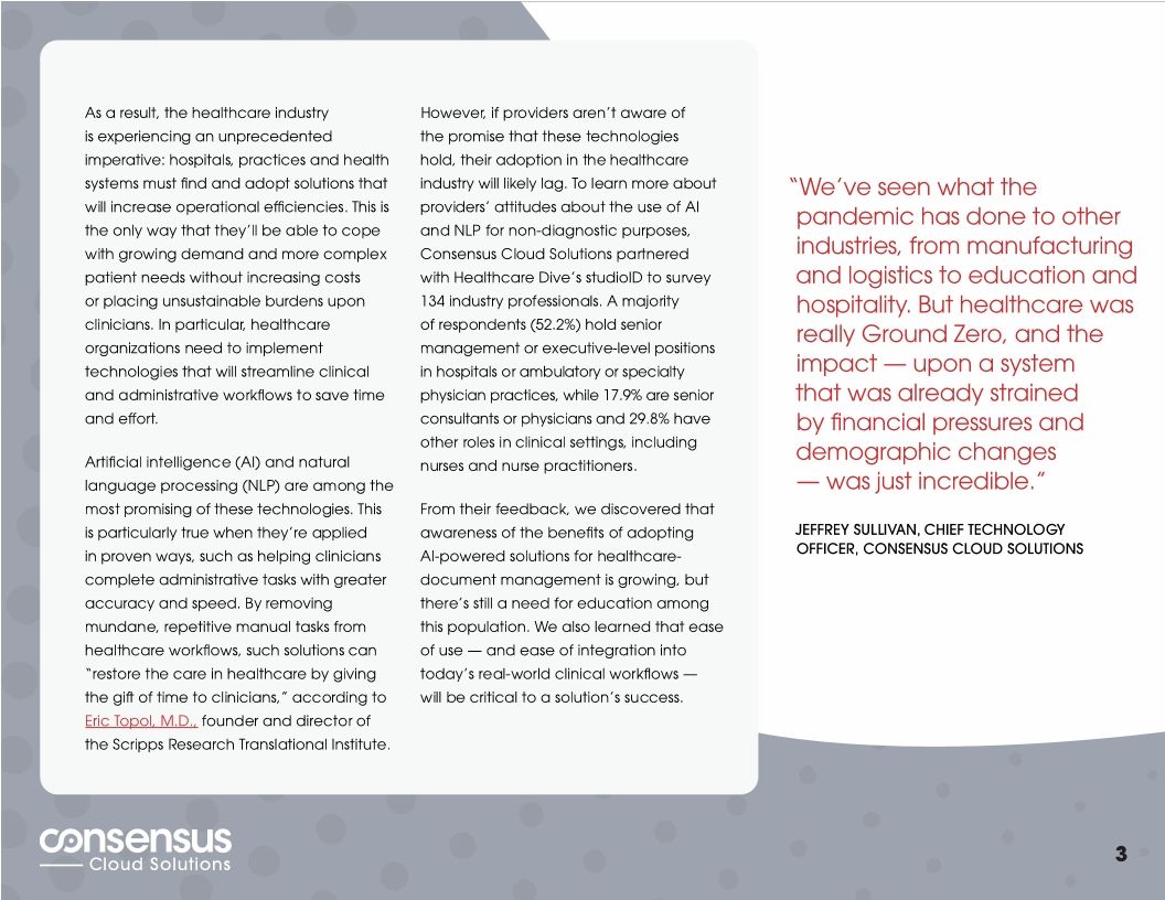 Understanding Healthcare Provider Attitudes Towards NLP and AI